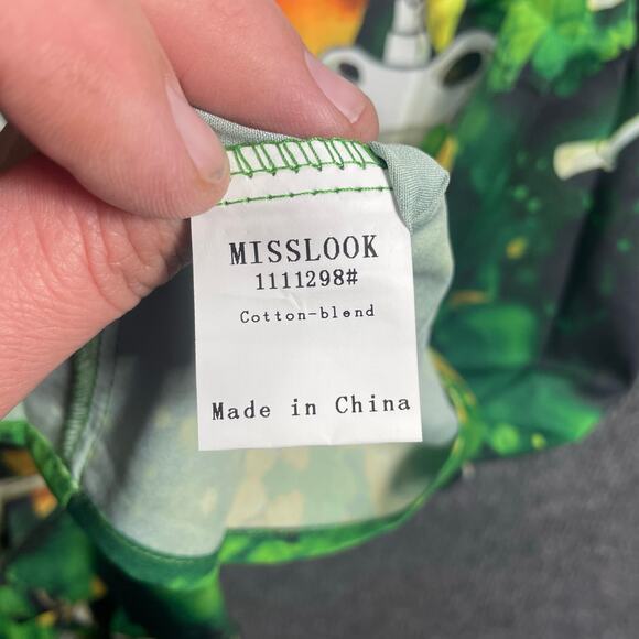 Misslook Button Up St. Patrick's Day Drunken Skeleton Shirt Men's 4XL Green Fun - Picture 8 of 10